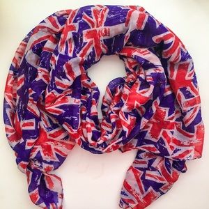 Francesca Union Jack scarf